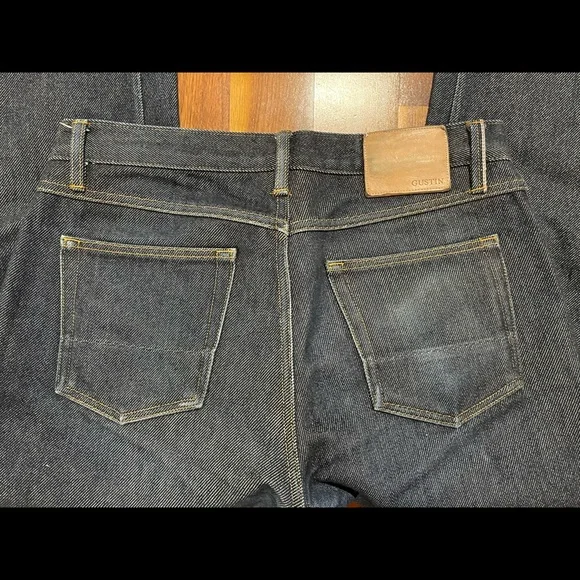 Gustin Indigo Raw Denim (Heavy) Straight Fit Jeans